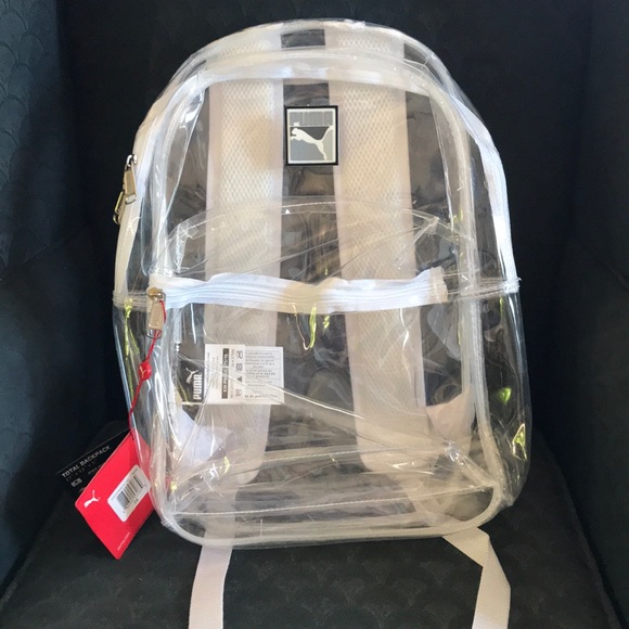 puma transparent backpack